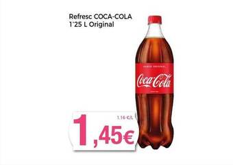 Supermercats Jespac Refresc coca-cola original oferta