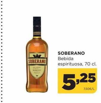 Alimerka Soberano bebida espirituosa oferta