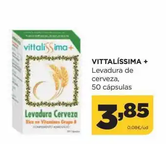 Alimerka Vittalissima+ levadura de cerveza oferta
