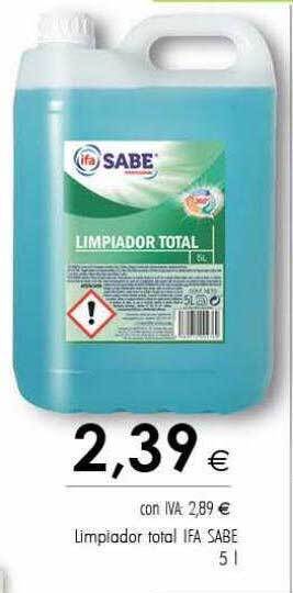 Cash Ifa Limpiador total ifa sabe oferta