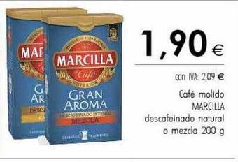 Cash Ifa Café molido marcilla descafeinado natural o mezcla oferta