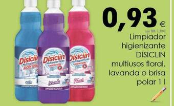 Cash Ifa Limpiador higienizante disiclin multiusos floral lavanda o brisa polar oferta