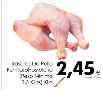Cash Ifa Traseros de pollo formaho hosteleria peso minimo kilo oferta