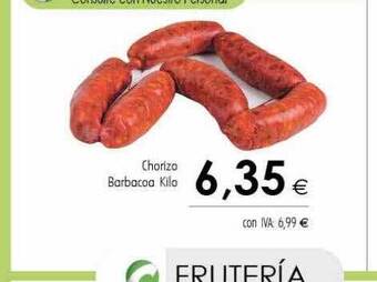 Cash Ifa Chorizo barbacoa kilo oferta