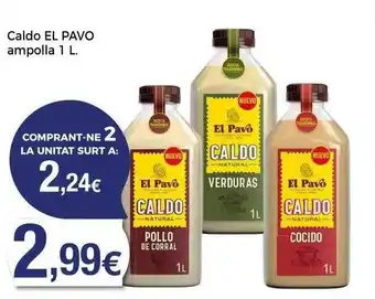 Caldo el pavo