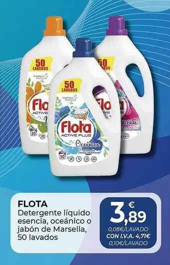 CashDiplo Flota detergente liquido esencia oceánico o jabón de marsella oferta