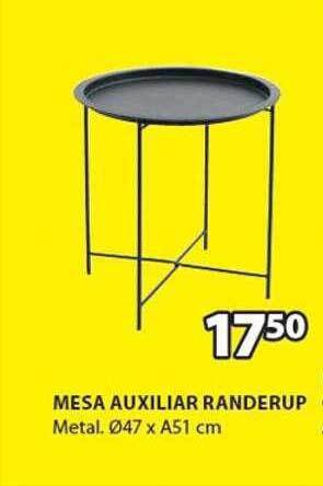 JYSK Mesa auxiliar randerup oferta
