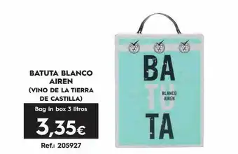 Makro Batuta blanco airen (vino de la tierra de castilla) oferta