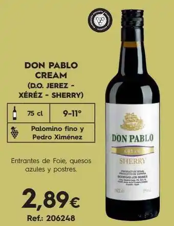 Makro Don pablo cream (d.o. jerez - xéréz - sherry) oferta