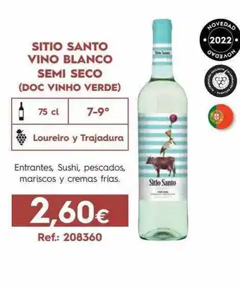 Makro Sitio santo vino blanco semi seco (doc vinho verde) oferta