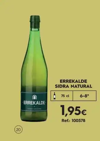 Makro Errekalde sidra natural oferta