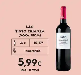 Makro Lan tinto crianza (d.o.ca. rioja) oferta