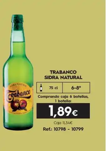 Makro Trabanco sidra natural oferta