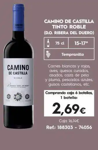 Makro Camino de castilla tinto roble (d.o. ribera del duero oferta