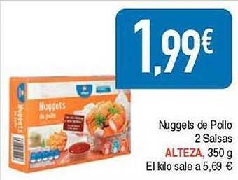 Masymas Nuggets de pollo 2 salsas alteza oferta