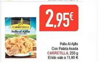 Masymas Pollo al ajillo con patata asada carretilla oferta
