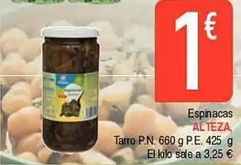 Masymas Espinacas alteza oferta