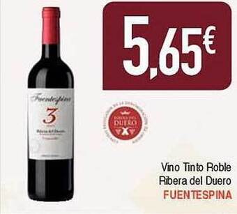 Masymas Vino tinto roble ribera del duero fuentespina oferta