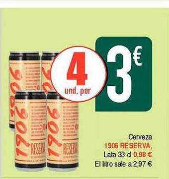 Masymas Cerveza 1906 reserva oferta