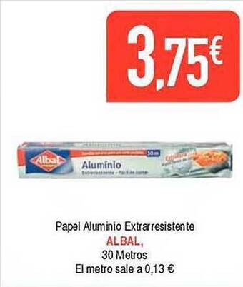 Masymas Papel aluminio extrarresistente albal oferta