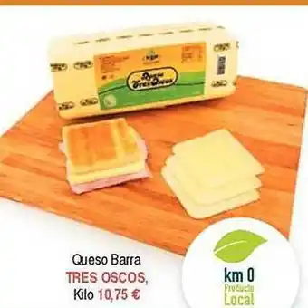 Masymas Queso barra tres oscos kilo oferta