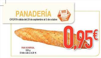 Masymas Pan sonrisa oferta