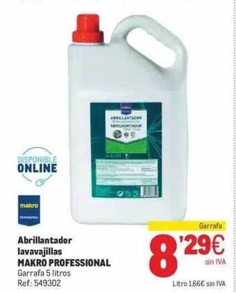 Makro Abrillantador lavavajillas makro professional oferta