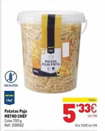 Makro Patatas paja metro chef oferta