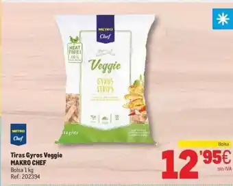 Makro Tiras gyros veggie makro chef oferta