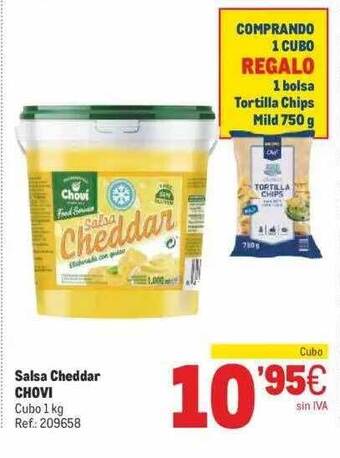 Makro Salsa cheddar chovi oferta