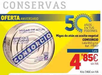 Makro Migas de atún en aceite vegetal consorcio oferta