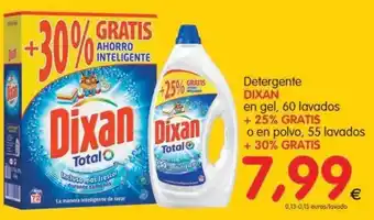 Alimerka Dixan Detergente en gel, 60 lavados oferta
