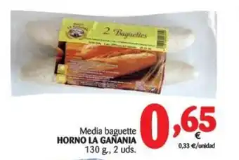 Alimerka Horno La Gañania Media baguette 130g oferta