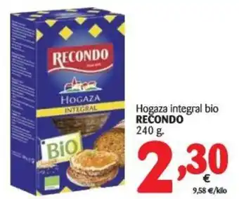 Alimerka Recondo Hogaza integral bio 240g oferta