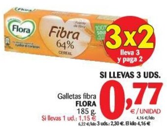 Alimerka Flora Galletas fibra 185g oferta