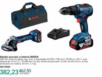Coinfer Taladro percutor a bateria bosch oferta