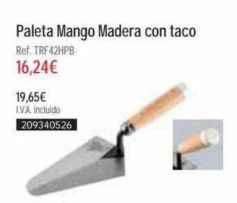 Coinfer Paleta mango madera con taco oferta