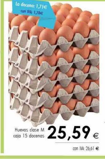 Cash Ifa Huevos clase m caja 15 docenas oferta
