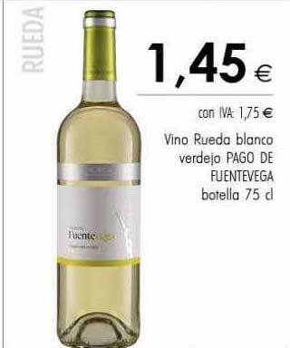 Cash Ifa Vino rueda blanco verdejo pago de fuentevega botella oferta