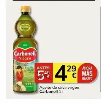 Supermercados Charter Aceite de oliva virgen carbonell oferta