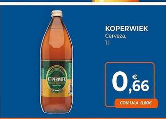 CashDiplo Koperwiek cerveza oferta