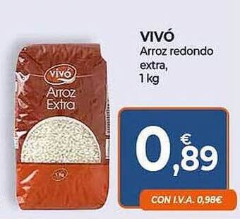 CashDiplo Vivó arroz redondo extra oferta