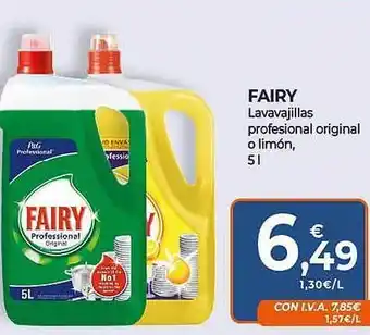 CashDiplo Fairy lavavajillas profesional original o limón oferta