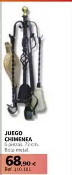 Coferdroza Juego chimenea oferta