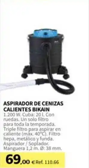 Coferdroza Aspirador de cenizas calientes bikain oferta
