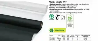 Rajapack Mantel en rollo tnt oferta