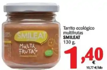 Alimerka Smileat Tarrito ecológico multifrutas 130g oferta
