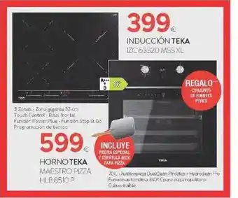 Tien 21 Horno teka maestro pizza hlb8510p inducción teka izc 63320mssxl oferta