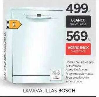 Tien 21 Lavavajillas bosch oferta