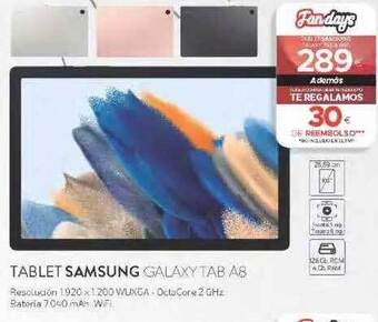Tien 21 Tablet samsung galaxy tab a8 oferta